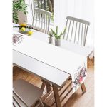 Realhomes Stay True Motifli Kavaniçe Desenli Dijital Baskılı Süet Runner Realhomes