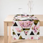 Realhomes Puan Temalı Dekoratif Süet Runner Realhomes