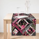 - SuetRunner-2461-Gorsel1 - Realhomes  Realhomes Ekosa Desenli Geometrik Şekiller Dijital Baskılı Süet Runner Realhomes