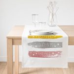 Realhomes Believe Dream Shine Çizimli Modern Baskılı Süet Runner Realhomes