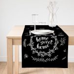 - SuetRunner-251-Gorsel1 - Realhomes  Realhomes Home Sweet Home Dijital Baskılı Dekoratif Süet Runner Realhomes