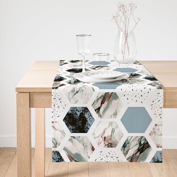 - SuetRunner-2513-Gorsel1 - Realhomes  Realhomes Mor Renk Anahtar Motifli Çiçek Desenli Çizgili Süet Runner Realhomes