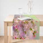 Realhomes Sardunya Çizimli Modern Süet Runner Realhomes