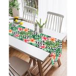 Realhomes Zigzag Zebra Desenli Dijital Baskılı Süet Runner Realhomes