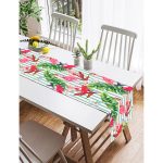 - SuetRunner-2544-Gorsel2 - Realhomes  Realhomes Flamingo Motifli Şerit Desenli Dekoratif Süet Runner Realhomes