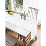 Realhomes Bulut Mavi Yıldız Dekoratif Süet Runner Realhomes