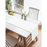 Realhomes Bulut Mavi Home Sweet Home Dekoratif Süet Runner Realhomes