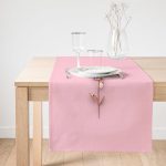 Realhomes Pembe Zeminli Altın Gül 3D Baskılı Özel Tasarım Süet Runner Realhomes