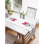 Realhomes Zebra Desenli Dijital Baskılı Dekoratif Süet Runner Realhomes