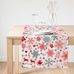 - SuetRunner-3030-Gorsel1 - Realhomes  Realhomes Yılbaşı Motifleri Dijital Baskılı Dekoratif Süet Runner Realhomes