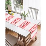 RealHomes Özel Tasarımlı Dijital Baskılı Dekoratif Süet Runner Realhomes