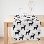 RealHomes Özel Tasarımlı Dijital Baskılı Dekoratif Süet Runner Realhomes