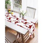 RealHomes Özel Tasarımlı Dijital Baskılı Dekoratif Süet Runner Realhomes