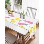 RealHomes Özel Tasarımlı Dijital Baskılı Dekoratif Süet Runner Realhomes