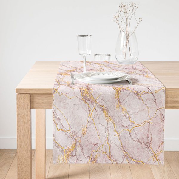 - SuetRunner-3122-Gorsel1 - Realhomes  Realhomes Beyaz Zeminde Limon Desenli 3D Dekoratif Süet Runner Realhomes