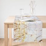 RealHomes Dijital Baskılı Özel Tasarım Süet Runner Realhomes