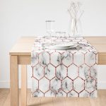 - SuetRunner-3143-Gorsel1 - Realhomes  Realhomes Mermer ve Petek Desenli Dijital Baskılı Süet Runner Realhomes