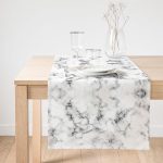 - SuetRunner-3155-Gorsel1 - Realhomes  Realhomes Açık Mermer Zeminli Dijital Baskılı Özel Tasarım Süet Runner Realhomes