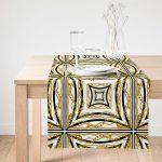 RealHomes Geometrik Zeminli Özel Tasarım Süet Runner Realhomes