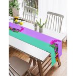 - SuetRunner-3202-Gorsel2 - Realhomes  Realhomes Yeşil ve Mor Ananas Temalı Özel Tasarım Süet Runner Realhomes