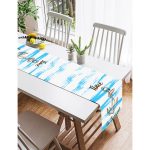 Realhomes Time to Travel Denizci Desenli Modern Süet Runner Realhomes