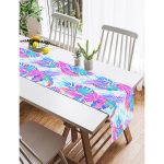 - SuetRunner-3210-Gorsel2 - Realhomes  Realhomes Pudra Zeminli Geometrik Palmiye Yaprakları Modern Özel Tasarım Süet Runner Realhomes