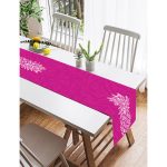 - SuetRunner-3221-Gorsel2 - Realhomes  Realhomes Fuşya Zeminde Ananas Desenli Modern Tasarım Süet Runner Realhomes