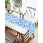 Realhomes Pembe Zeminde Ananaslar Özel Tasarımlı Modern Özel Tasarım Süet Runner Realhomes