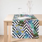 - SuetRunner-3238-Gorsel1 - Realhomes  Realhomes Zigzag Zeminli Yaz Egzotiği Özel Tasarım Süet Runner Realhomes