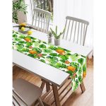 Realhomes Summer Tropikal Desenli Özel Tasarım Süet Runner Realhomes