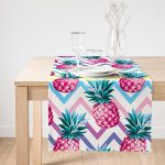 - SuetRunner-3261-Gorsel1 - Realhomes Realhomes Renkli Zigzag Desenli Ananaslar Modern Tasarımlı Özel Tasarım Süet Runner Realhomes