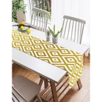 - SuetRunner-3268-Gorsel2 - Realhomes  Realhomes Altın Renkli Geometrik Desenli Özel Tasarım Süet Runner Realhomes