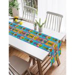 - SuetRunner-3271-Gorsel2 - Realhomes Realhomes Turuncu Zeminde Summer Ananas Tasarımlı Özel Tasarım Süet Runner Realhomes