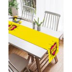 RealHomes Özel Tasarımlı Dijital Baskılı Dekoratif Süet Runner Realhomes