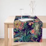 - SuetRunner-3308-Gorsel1 - Realhomes  Realhomes Lacivert Zeminli Amazon Ormanları Temalı Modern Özel Tasarım Süet Runner Realhomes