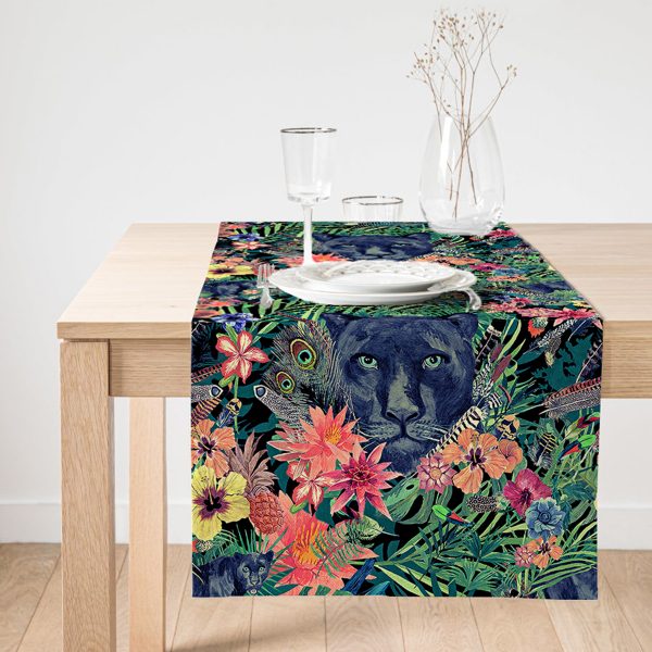 RealHomes Dijital Baskılı Özel Tasarım Süet Runner Realhomes