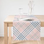 - SuetRunner-3334-Gorsel1 - Realhomes  Realhomes Pembe Zeminli Ekose Desenli Özel Tasarım Süet Runner Realhomes