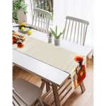 - SuetRunner-3341-Gorsel2 - Realhomes  Realhomes Afrikan Yağlı Boya Çizimli 3D Dekoratif Özel Tasarım Süet Runner Realhomes