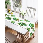 - SuetRunner-3351-Gorsel2 - Realhomes  Realhomes Suluboya Palmiye Yaprakları Desenli Özel Tasarım Süet Runner Realhomes