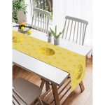 RealHomes Özel Tasarımlı Dijital Baskılı Dekoratif Süet Runner Realhomes