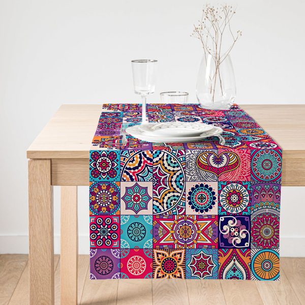 - SuetRunner-3421-Gorsel1 - Realhomes  Realhomes Mozaik Desenli Özel Tasarım Dijital Baskılı Süet Runner Realhomes