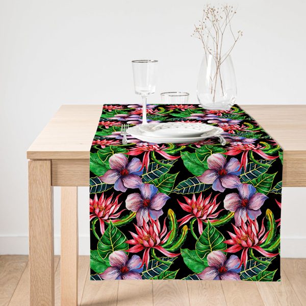 - SuetRunner-3444-Gorsel1 - Realhomes  Realhomes Mavi Temalı Petek Tasarımlı Dijital Baskılı Süet Runner Realhomes