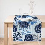 RealHomes Özel Tasarımlı Dijital Baskılı Dekoratif Süet Runner Realhomes