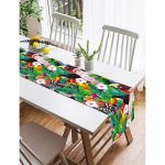 RealHomes Özel Tasarımlı Dijital Baskılı Dekoratif Süet Runner Realhomes