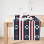 RealHomes Özel Tasarımlı Dijital Baskılı Dekoratif Süet Runner Realhomes