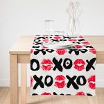 Realhomes XO Özel Tasarımlı Dijital Baskılı Süet Runner Realhomes