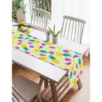 RealHomes Özel Tasarımlı Dijital Baskılı Dekoratif Süet Runner Realhomes