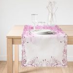 Realhomes Özel Seri Dijital Baskılı Modern Süet Runner Realhomes