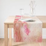 Realhomes Özel Seri Dijital Baskılı Modern Süet Runner Realhomes