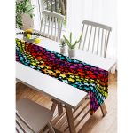 - SuetRunner-3623-Gorsel2 - Realhomes  Realhomes Renkli Yıldızlar Özel Tasarım Dijital Baskılı Süet Runner Realhomes